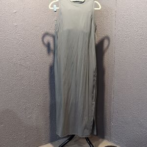 Kohl's Sleeveless Gray Midi Dress